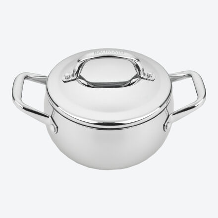 Image du produit pour 'lgant faitout en acier inoxydable  fond thermoconducteur 3 couches'