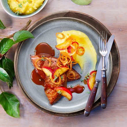 Image du produit pour 'Foie de veau aux pommes caramlises'