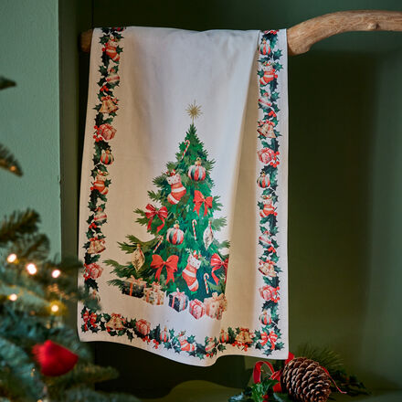 Image du produit pour 'Lot de 2 torchons sapin de Nol - 50 x 70 cm'