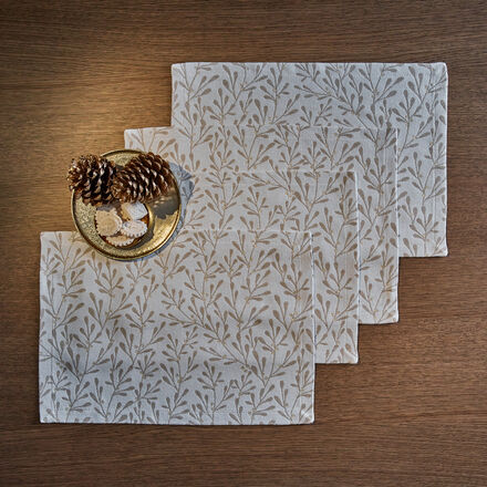 Image du produit pour 'Lot de 4 sets de table en jacquard avec effet brillant - 35 x 50 cm'