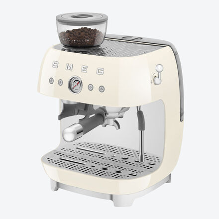 Image du produit pour 'Machine  caf  porte-filtre SMEG avec broyeur intgr, machine  expresso'