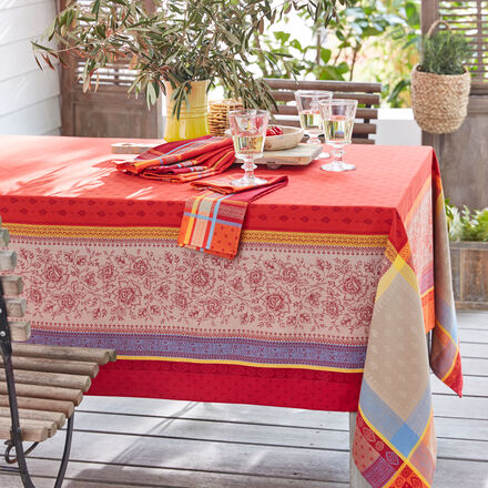 Image du produit pour 'Nappe jacquard �clatante, pleine de po�sie - en 5 tailles'