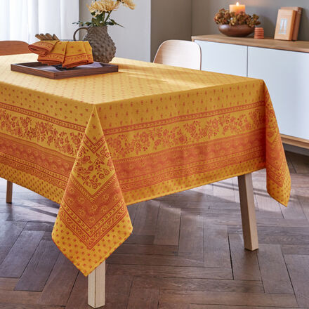 Image du produit pour 'Nappes - linge de table proven�al avec protection antitaches : tiss� jacquard haut de gamme'