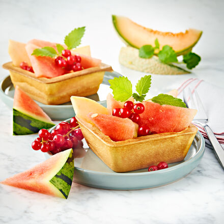 Image du produit pour 'Pte  gaufre classique pour coupelles avec glace  la vanille et fruits frais'