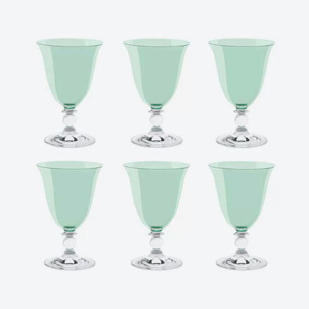 Image du produit pour 'Petits verres en cristal color�s � l'�l�gante forme �vas�e'