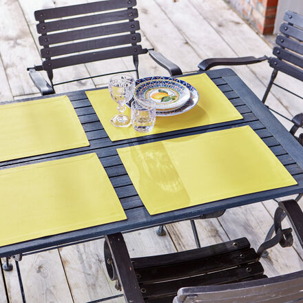 Image du produit pour 'Sets de table pour le jardin et la terrasse, dperlants et anti-taches'