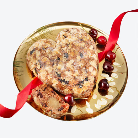 Image du produit pour 'Stollen cœur massepain-cerise –  750 g'