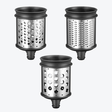 Image du produit pour 'Tambours suppl�mentaires KitchenAid pour coupe-l�gumes - set inox 3 pi�ces'