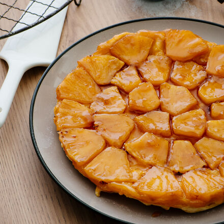 Image du produit pour 'Tarte Tatin  l'ananas avec un caramel  la vanille'