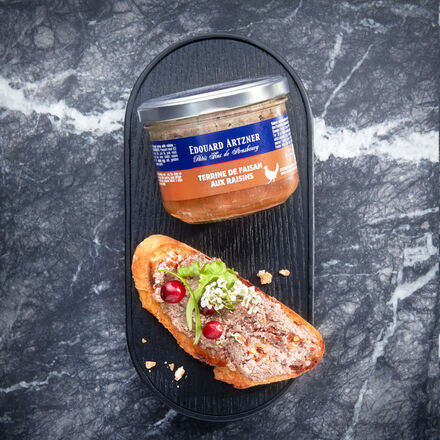 Image du produit pour 'Terrine franaise de faisan aux raisins secs - 180 g'