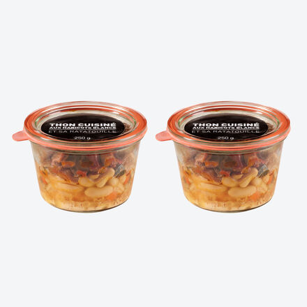 Image du produit pour 'Thon aux haricots blancs &  sa ratatouille – 2 x 250 g'