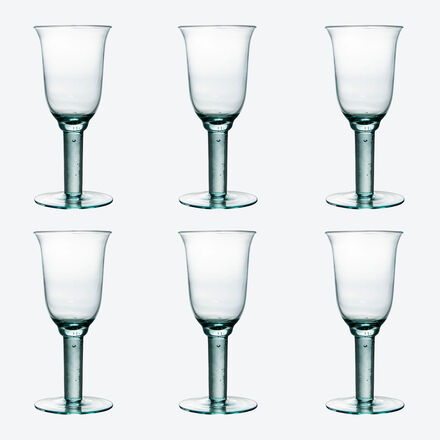 Image du produit pour 'Verres f�odaux espagnols � l'ancienne, en verre recycl� aux reflets vert tendre'