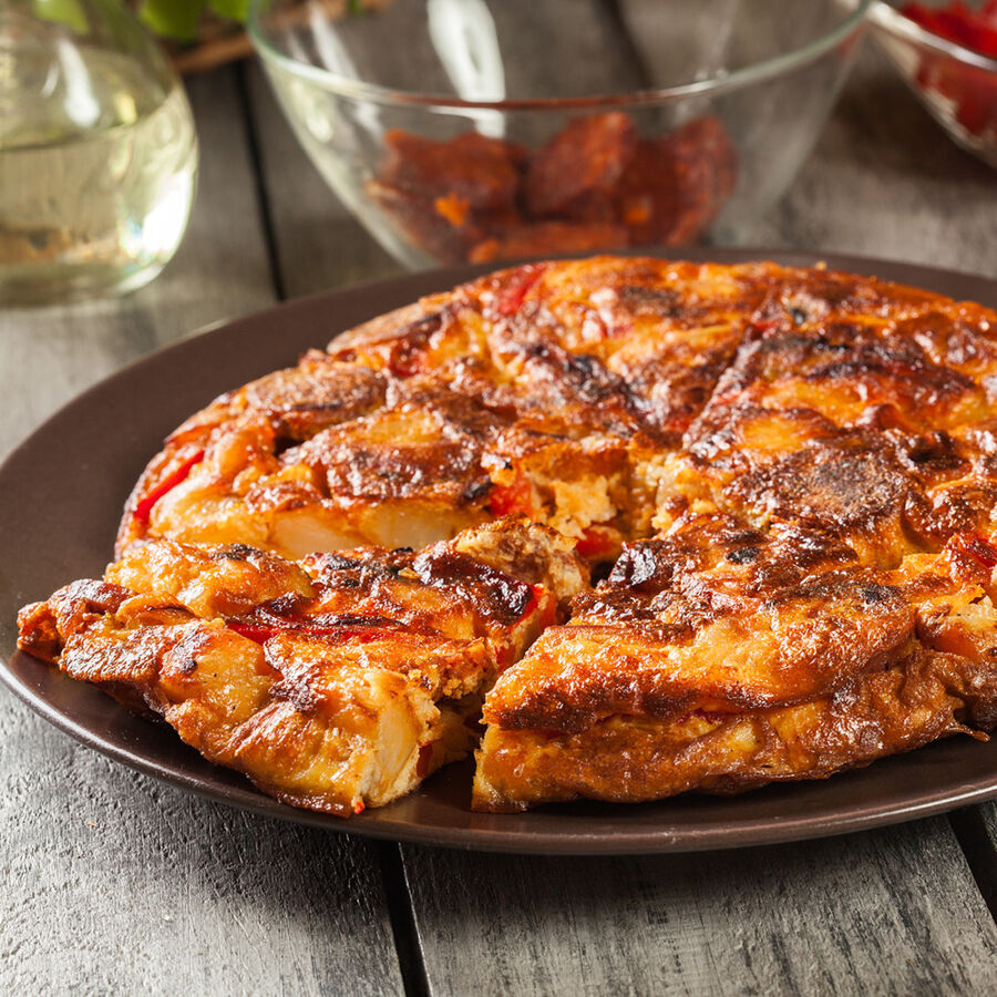 Tortilla de patatas con chorizo Recette Hagen Grote GmbH