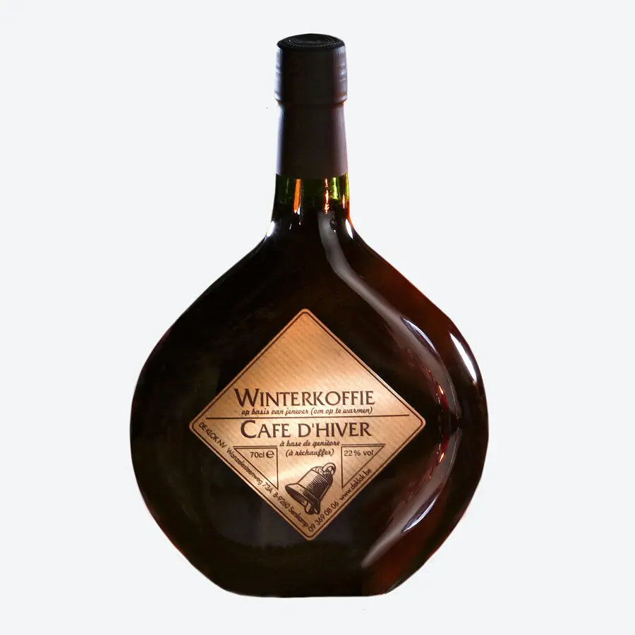 Flasche Winterkoffie Café d’Hiver Likör, aromatischer Kaffeelikör für winterliche Genussmomente