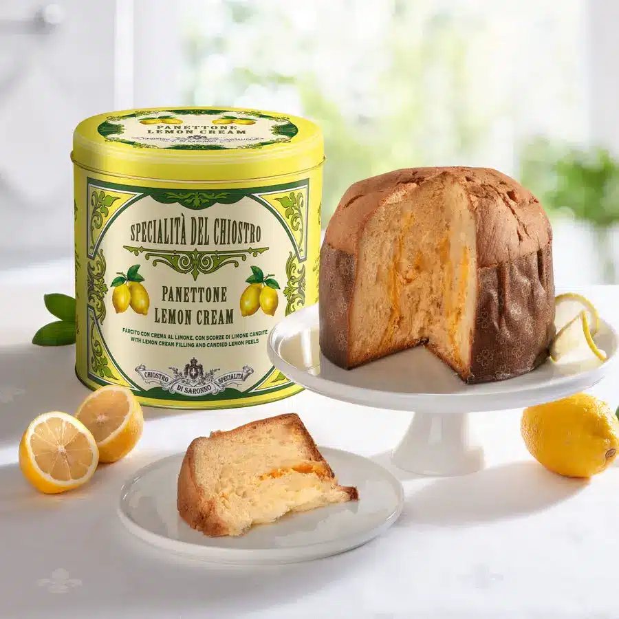 Panettone garni de crème de citron, une touche sucrée pour conclure le menu de Pâques